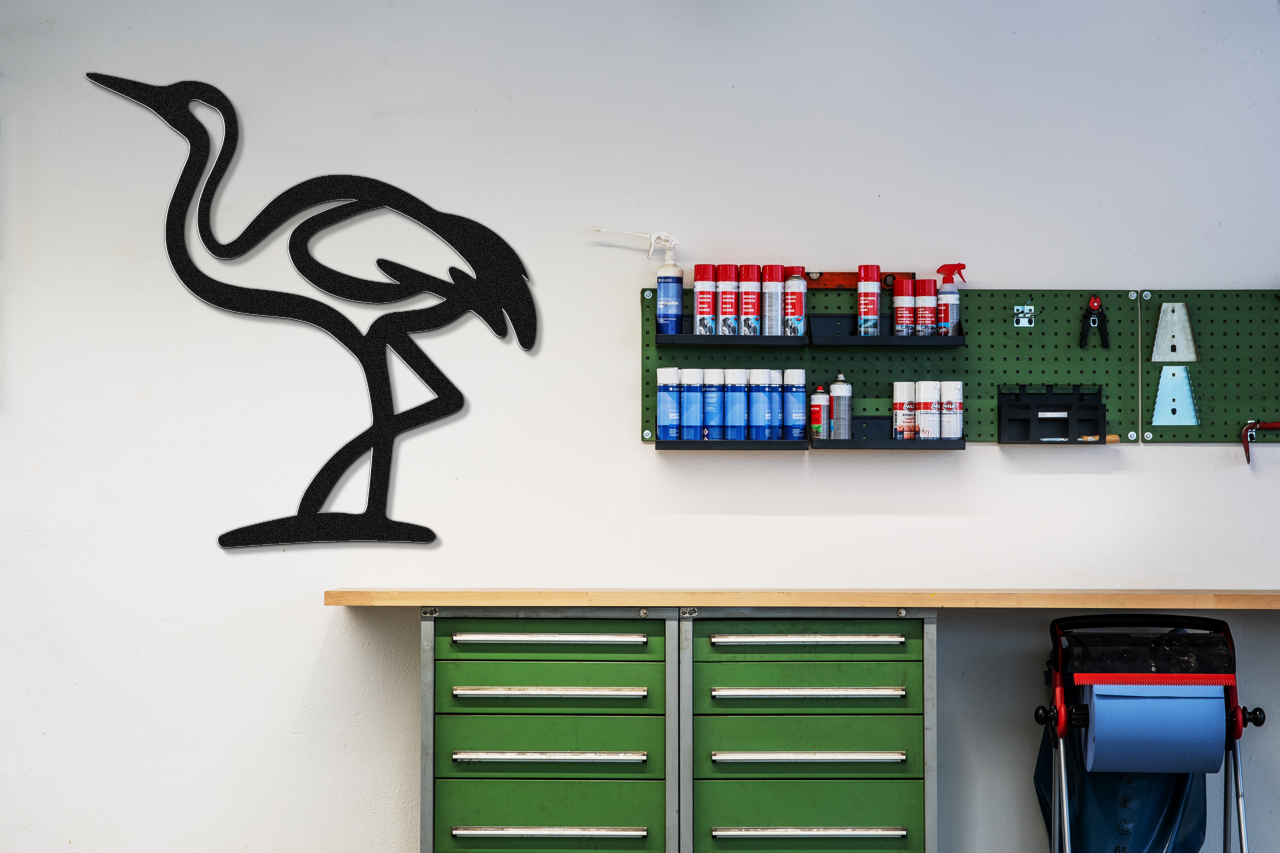Crane Metal Wall Art