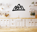 Mountains Metal Wall Art