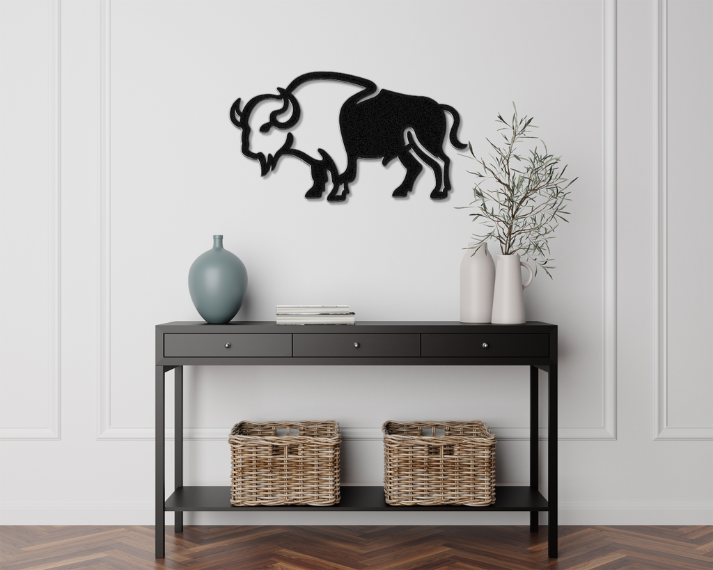 Buffalo Metal Wall Art