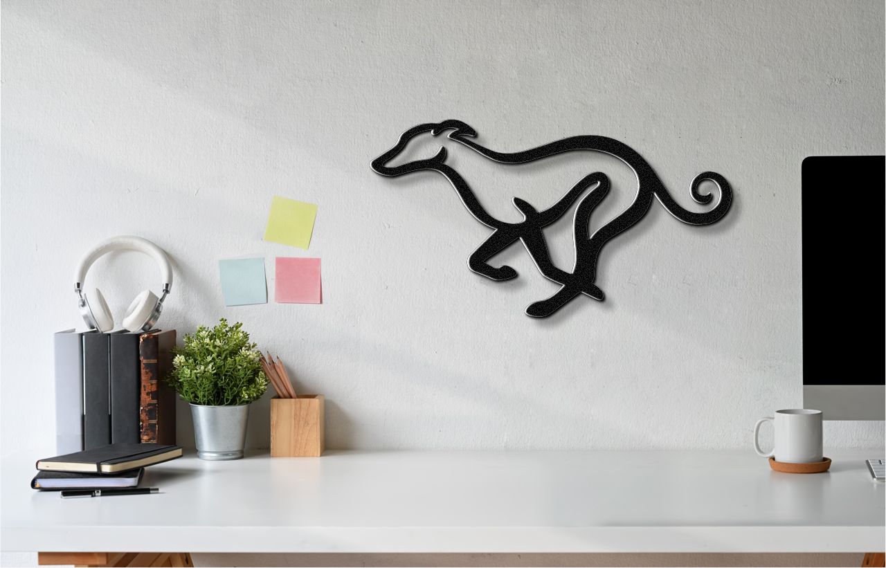Greyhound Metal Wall Art
