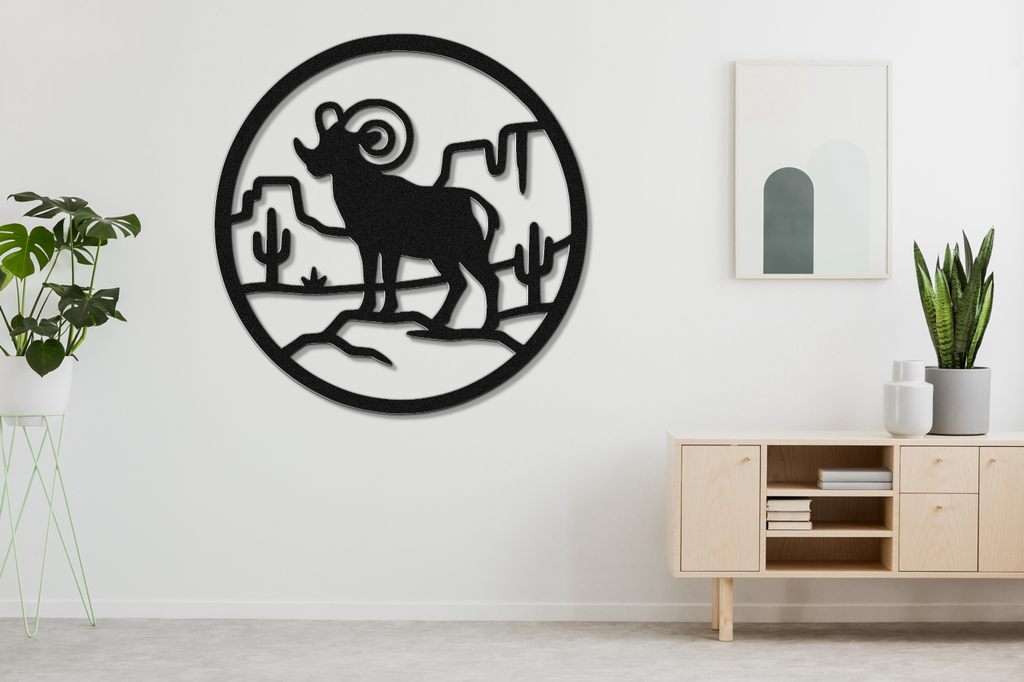 Arizona Bighorn Sheep Metal Wall Art