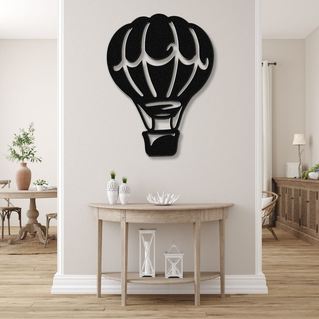 Hot Air Balloon Metal Wall Art