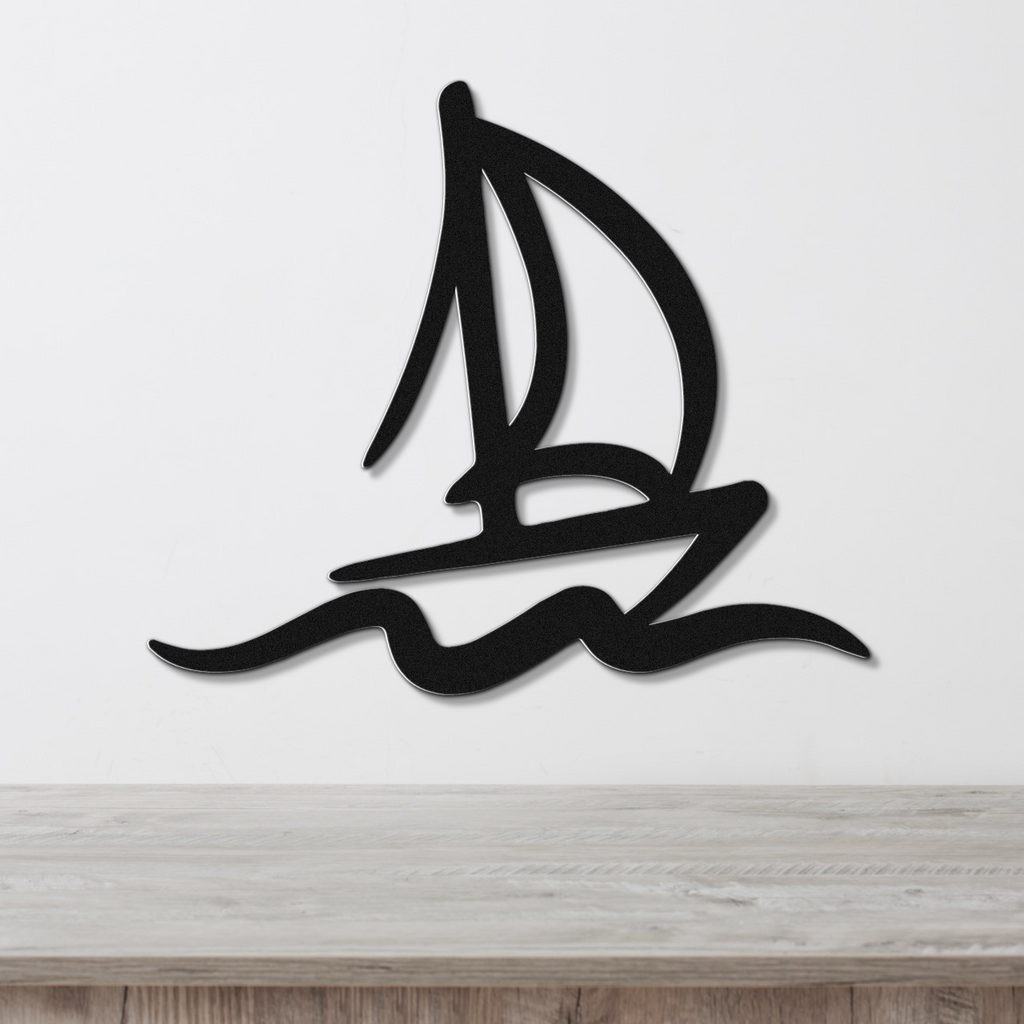 Sailboat Metal Wall Art