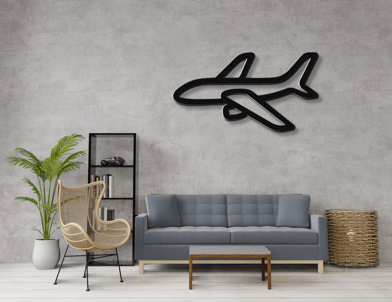 Airplane Metal Wall Art