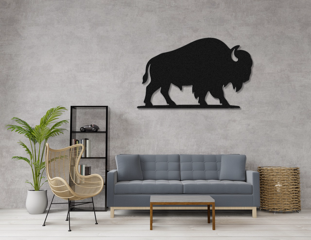Buffalo Metal Wall Art
