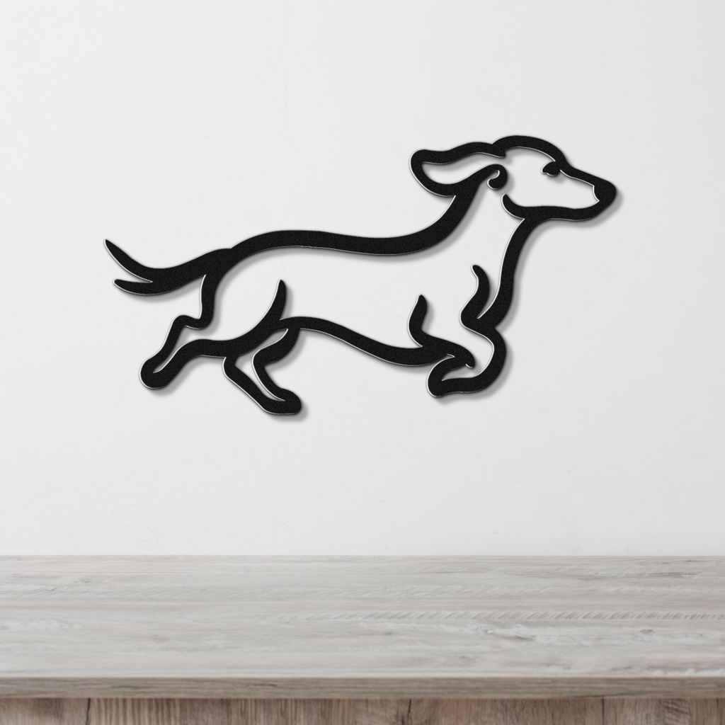 Dachshund Metal Wall Art