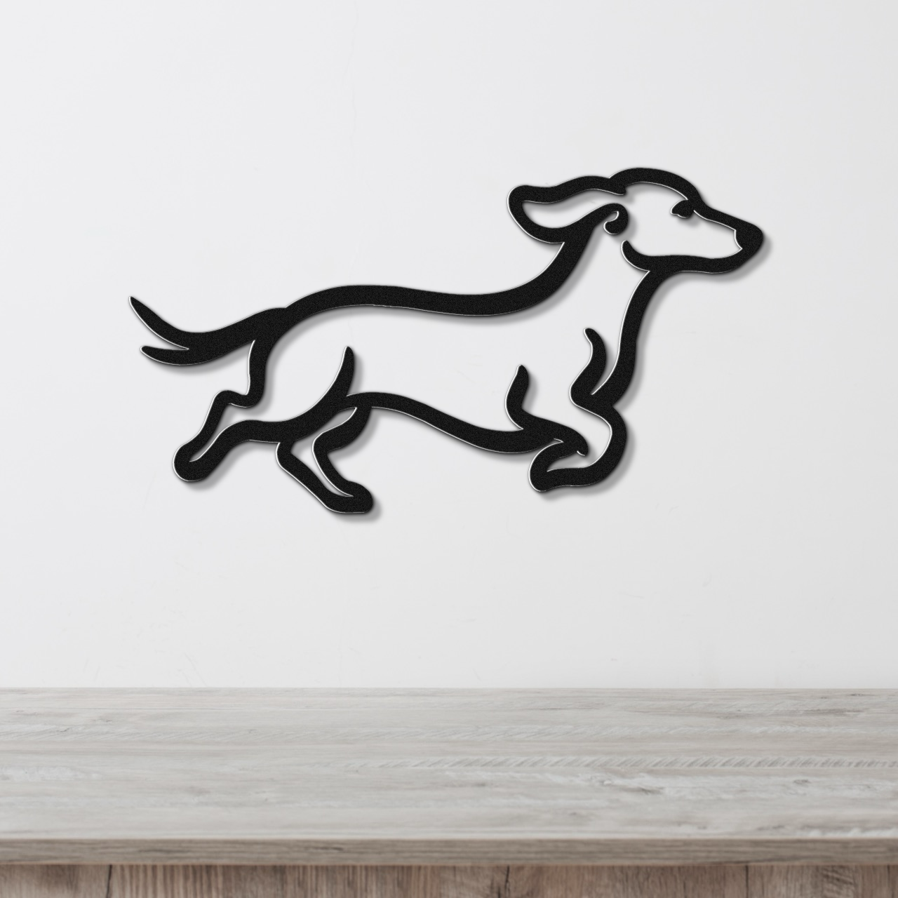 Dachshund Metal Wall Art