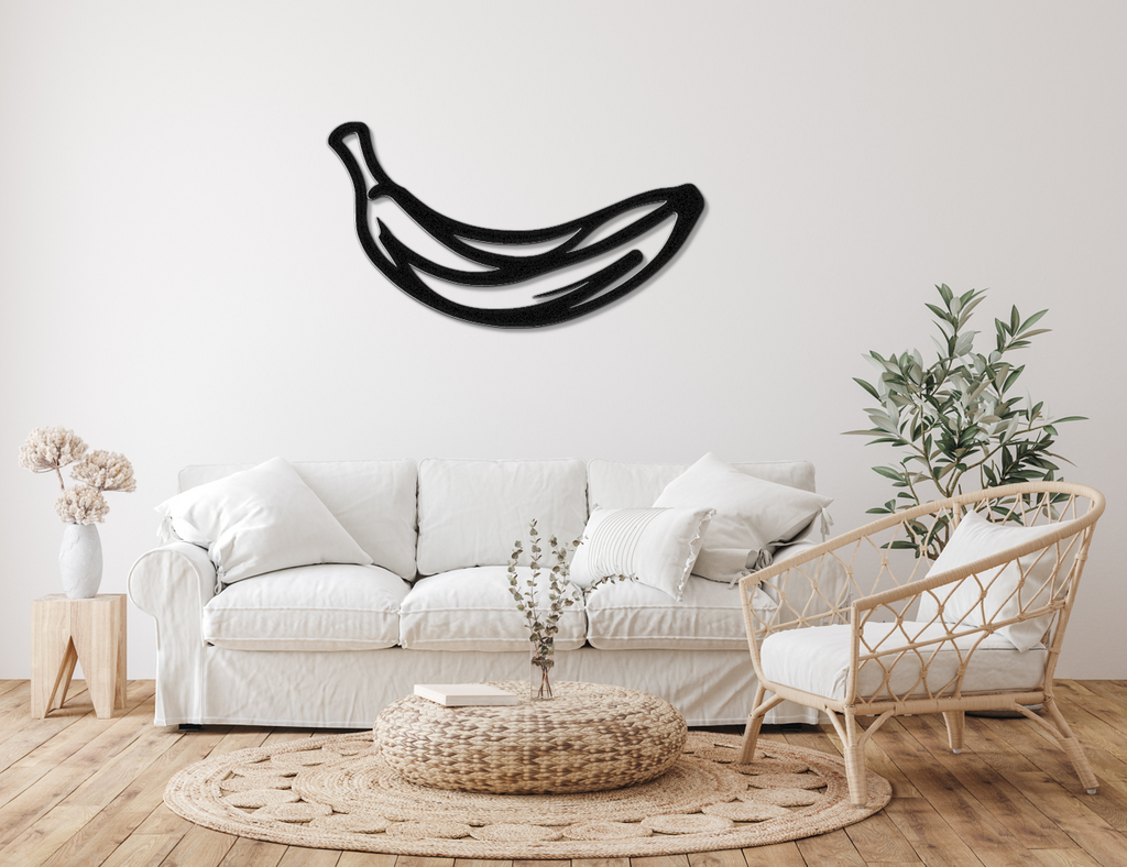 Banana Metal Wall Art