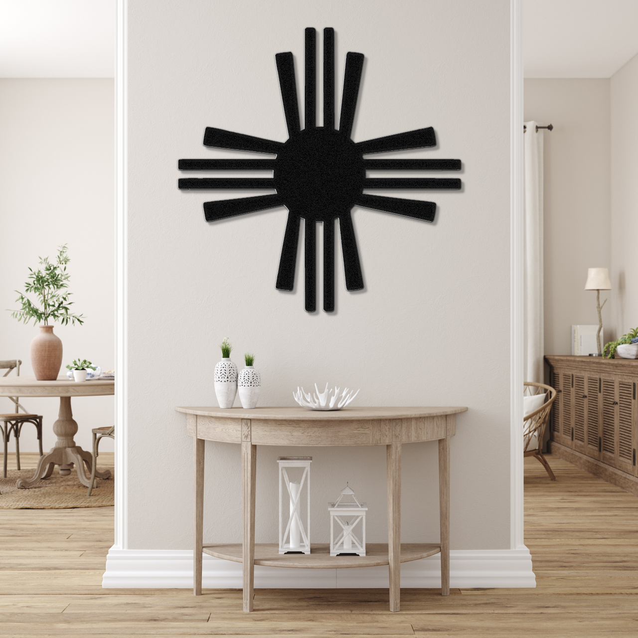 Zia Sun Symbol Metal Wall Art