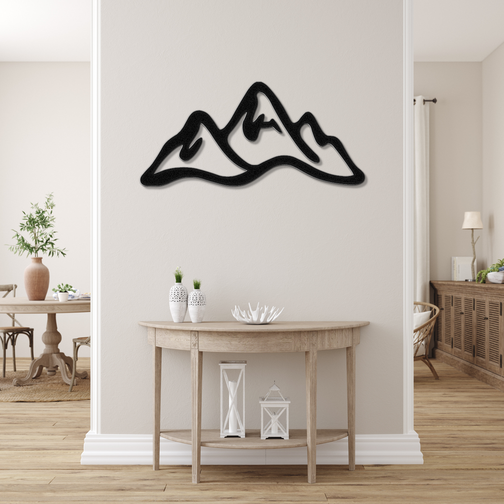 Mountains Metal Wall Art