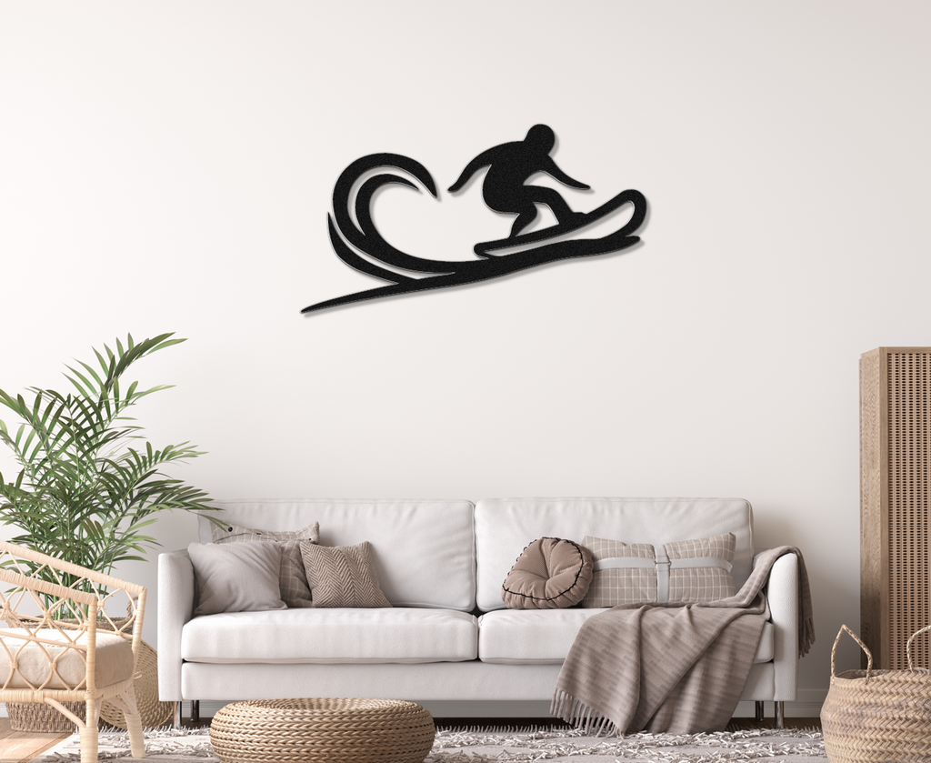 Snowboarding Metal Wall Art