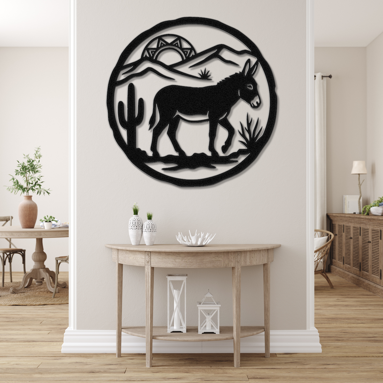 Burro Metal Wall Art