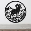Arizona Bighorn Sheep Metal Wall Art