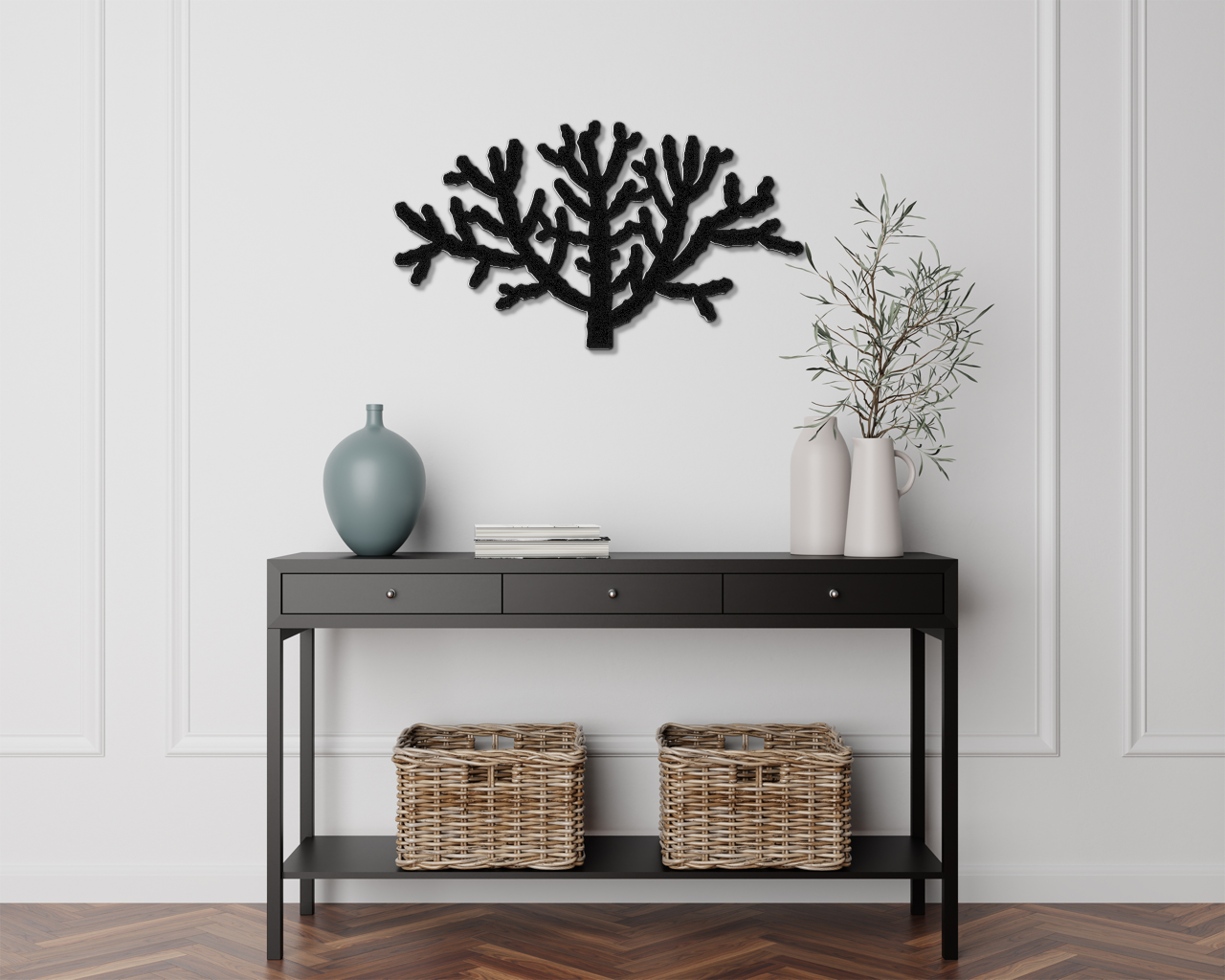 Cholla Cactus Metal Wall Art