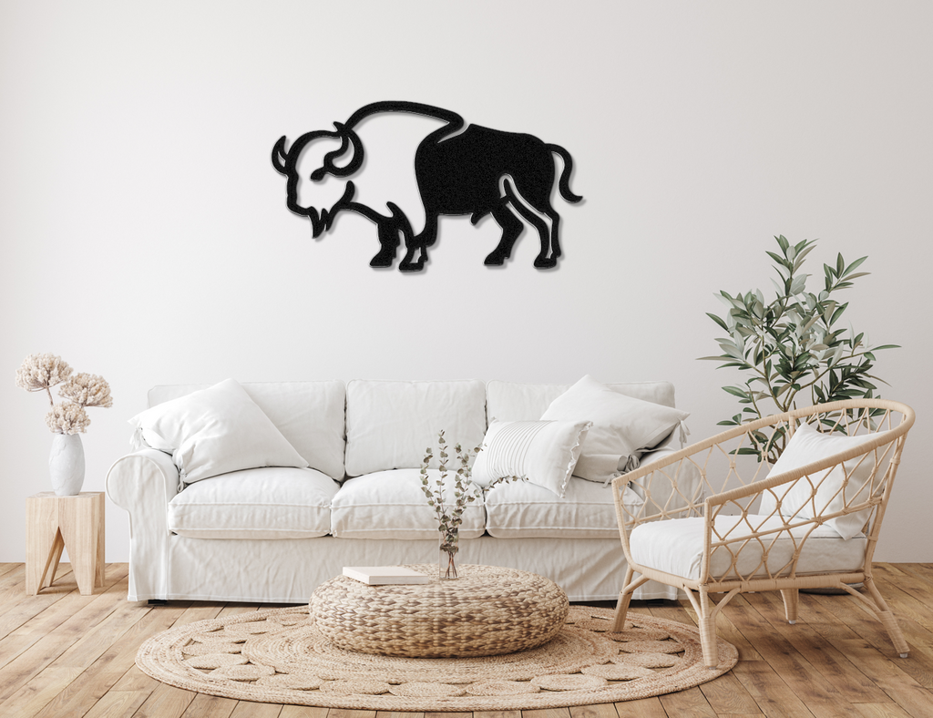 Buffalo Metal Wall Art