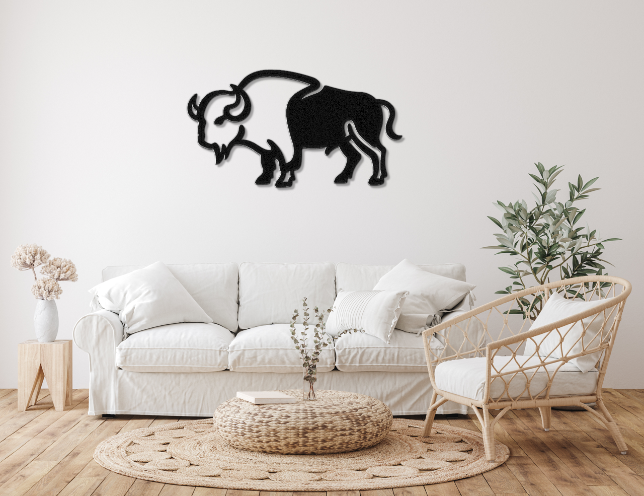 Buffalo Metal Wall Art