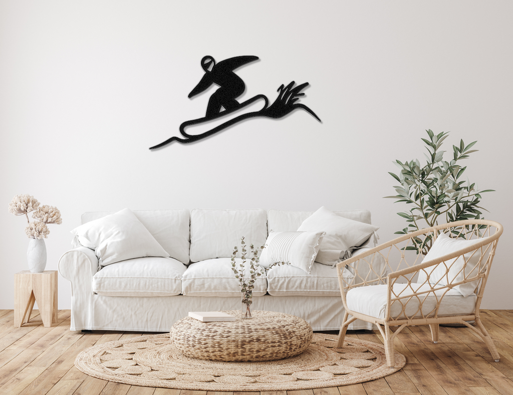 Snowboarding Metal Wall Art