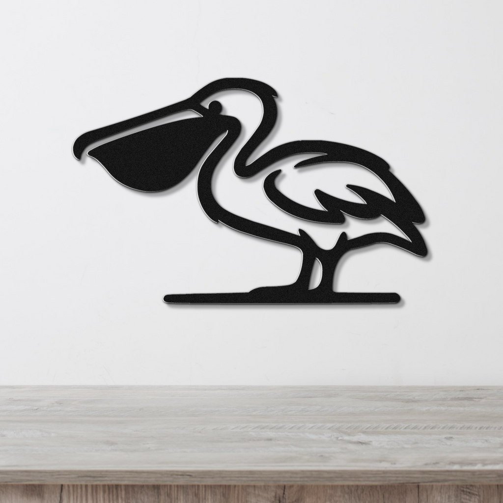 Pelican Metal Wall Art
