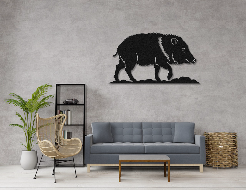 Javelina Metal Wall Art