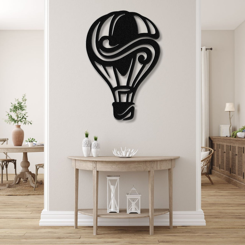 Hot Air Balloon Metal Wall Art