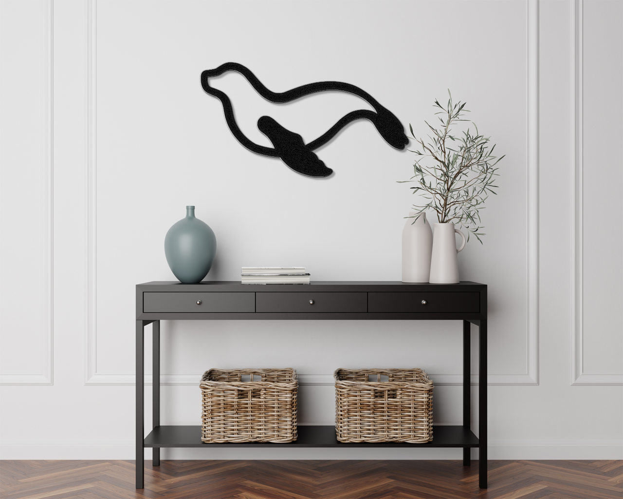 Sea Lion Metal Wall Art