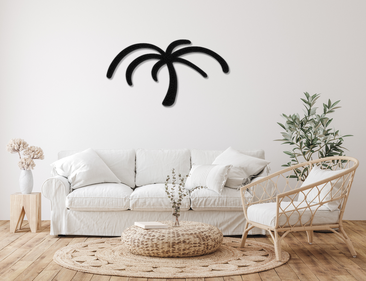 Palm Tree Metal Wall Art