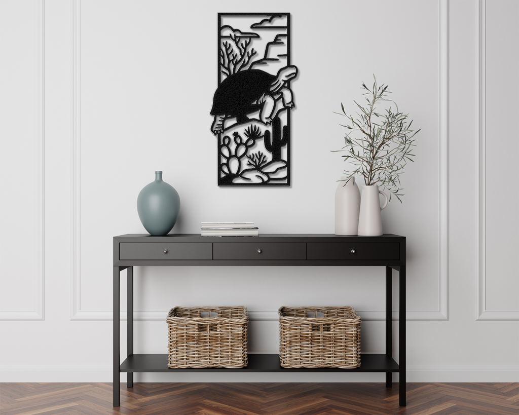 Desert Tortoise Metal Wall Art