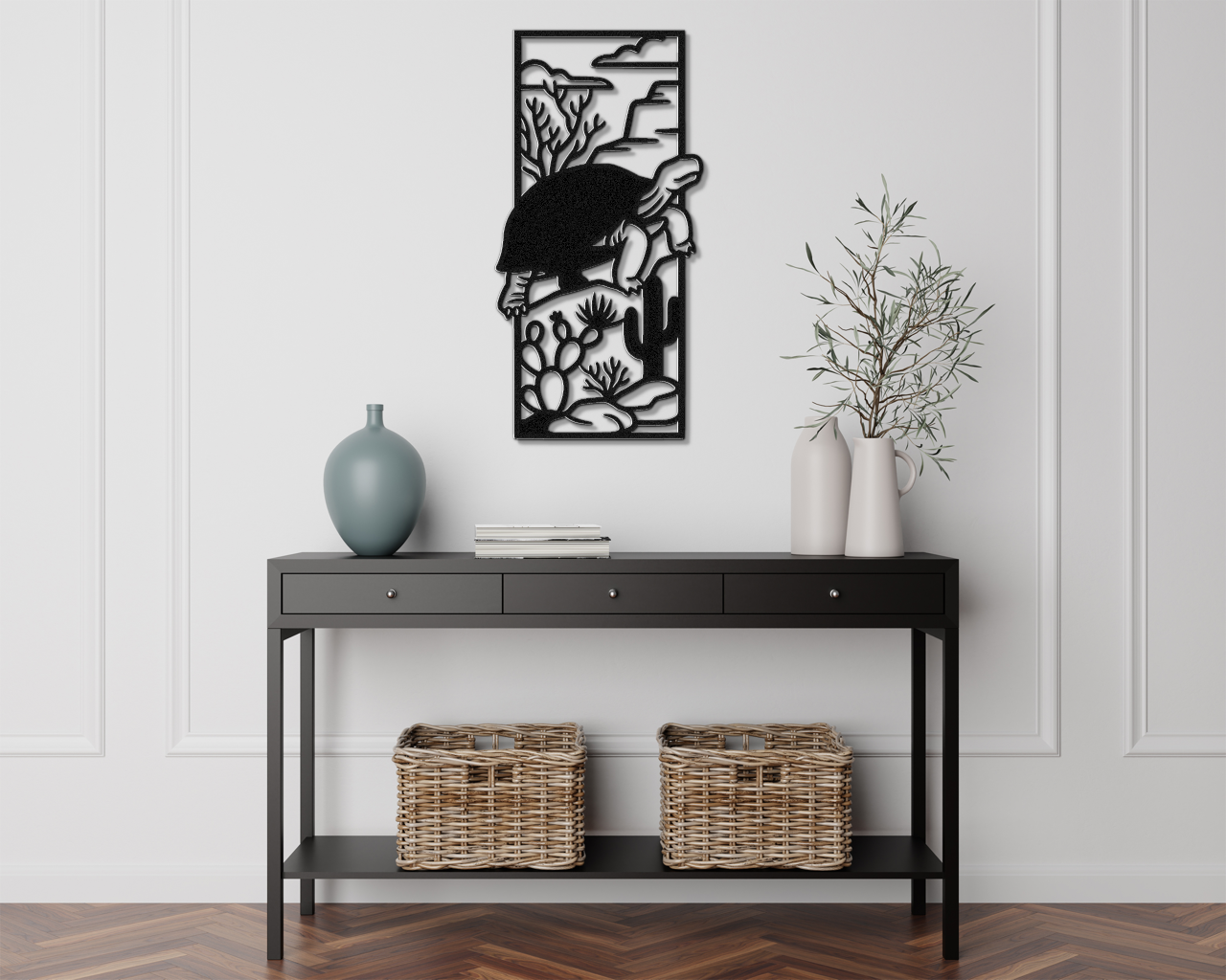 Desert Tortoise Metal Wall Art