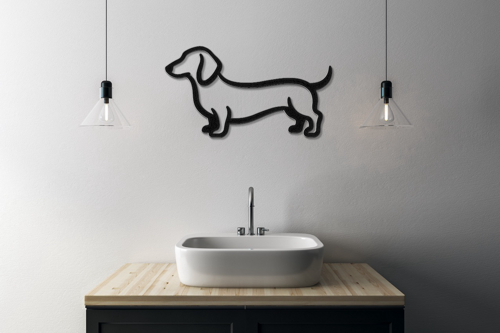 Dachshund Metal Wall Art