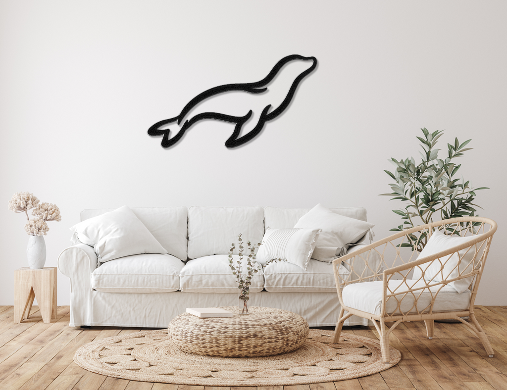Sea Lion Metal Wall Art