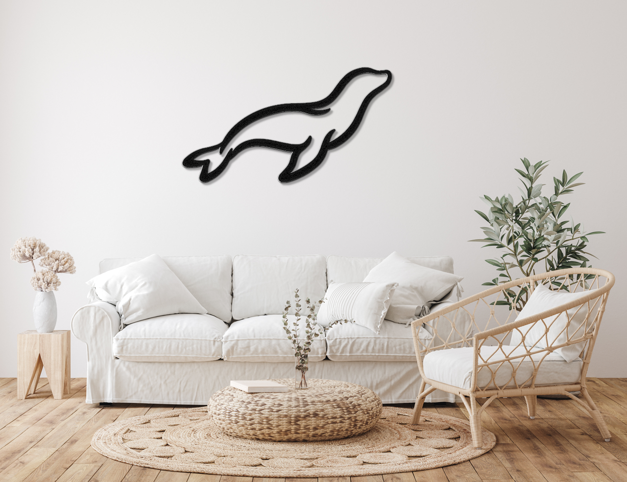 Sea Lion Metal Wall Art