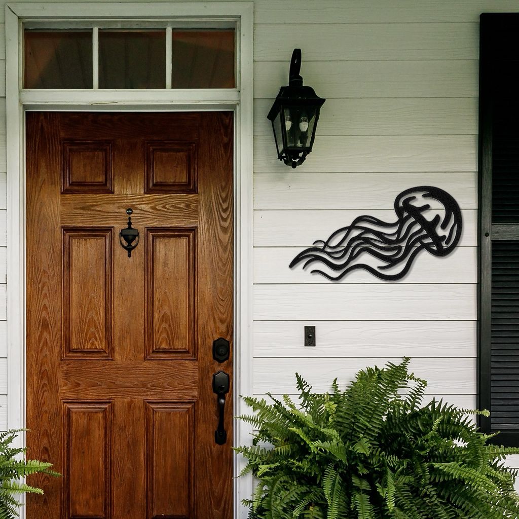 Jellyfish Metal Wall Art