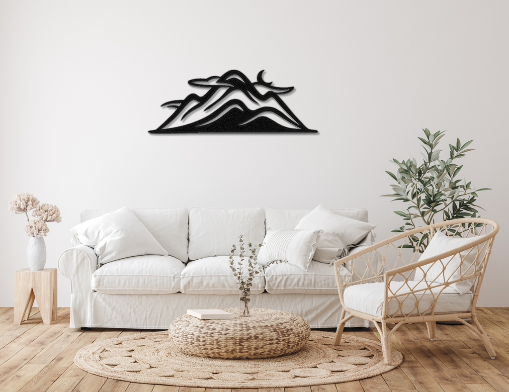 Mountains Metal Wall Art