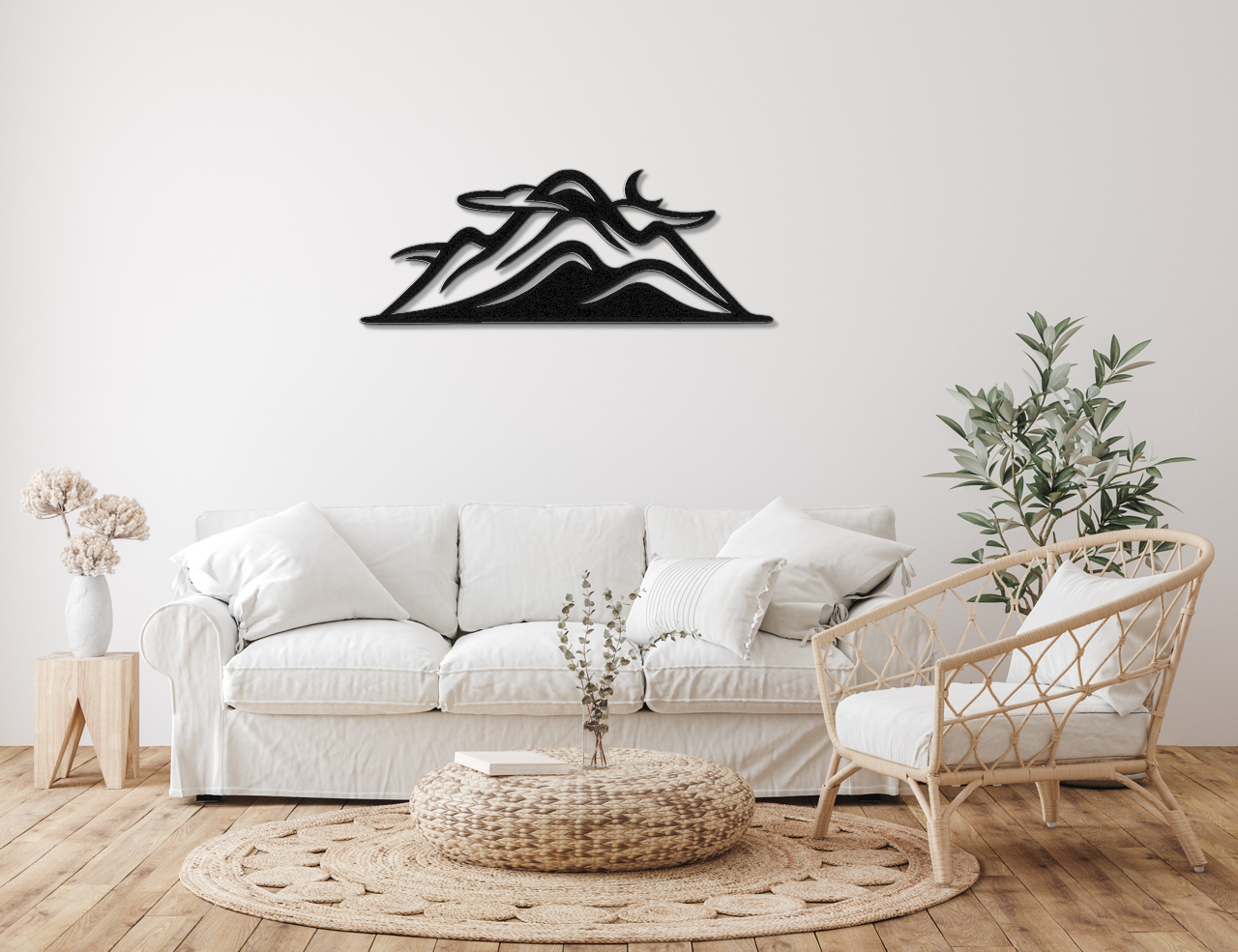 Mountains Metal Wall Art
