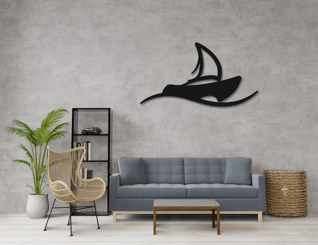 Sailboat Metal Wall Art