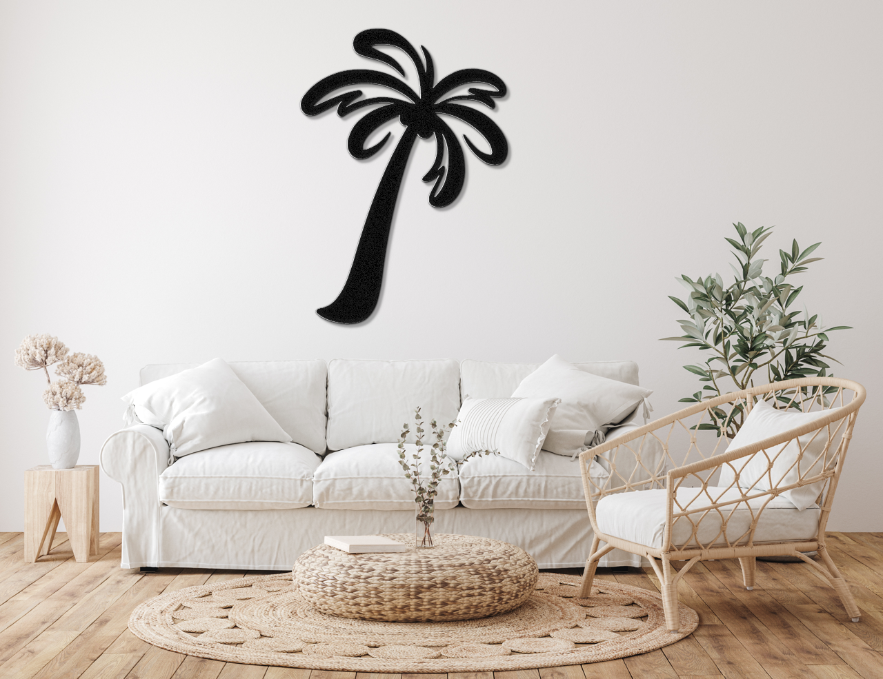 Palm Tree Metal Wall Art