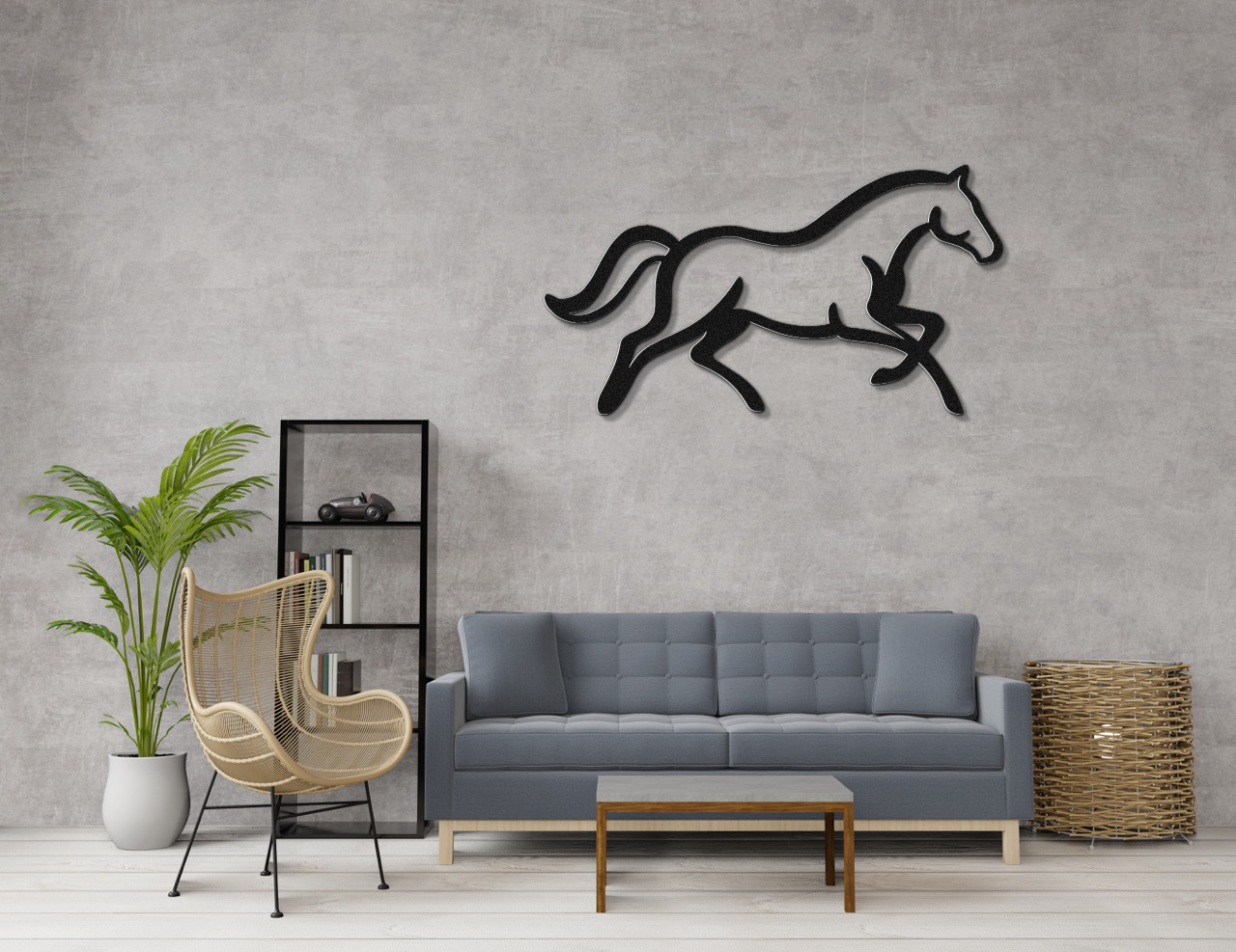 Horse Metal Wall Art