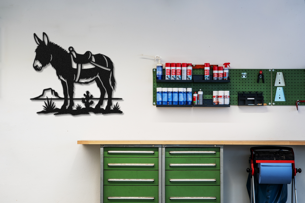 Burro Metal Wall Art