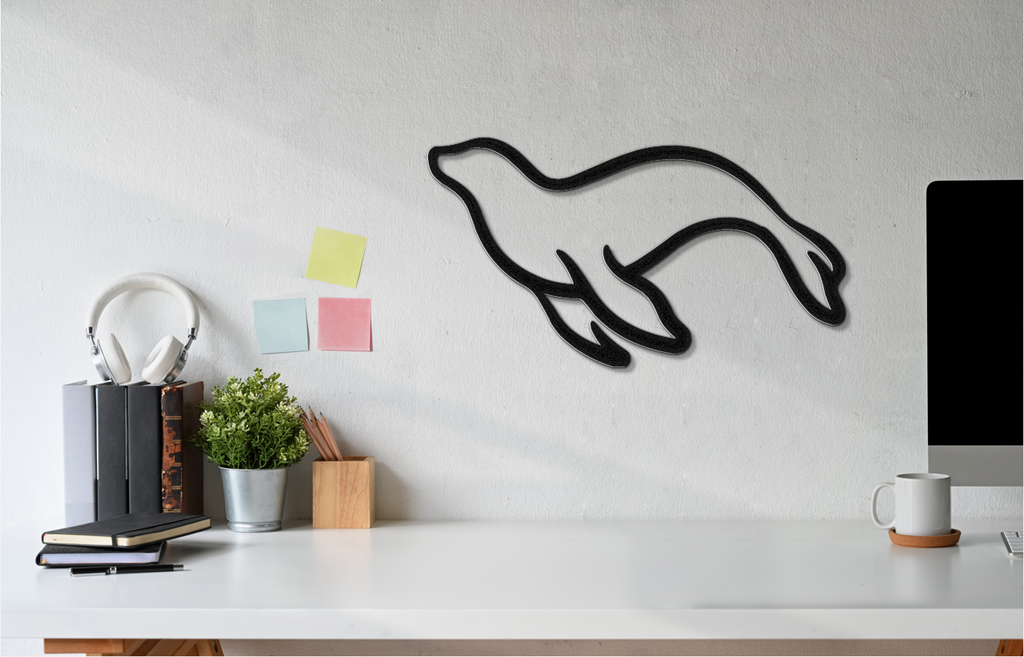 Sea Lion Metal Wall Art