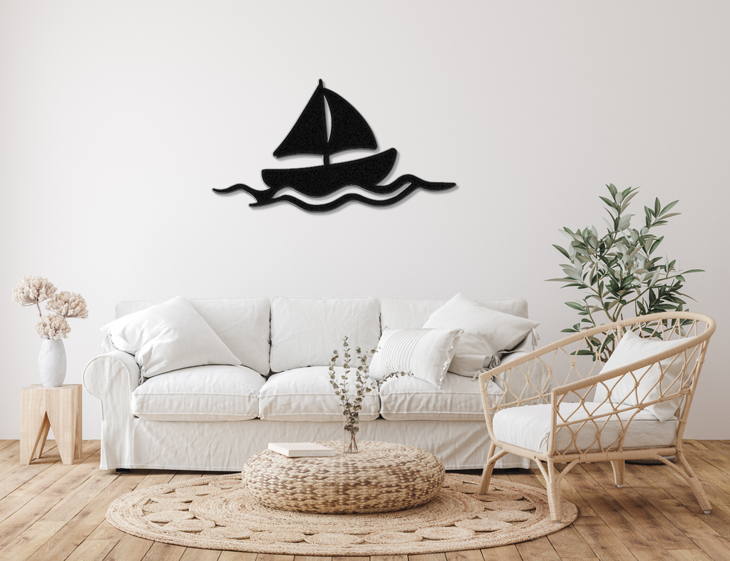 Sailboat Metal Wall Art