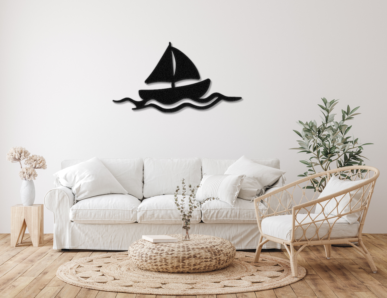 Sailboat Metal Wall Art