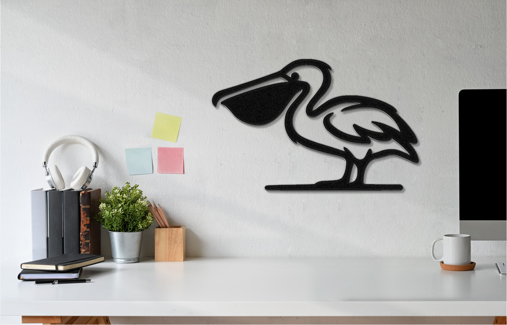 Pelican Metal Wall Art