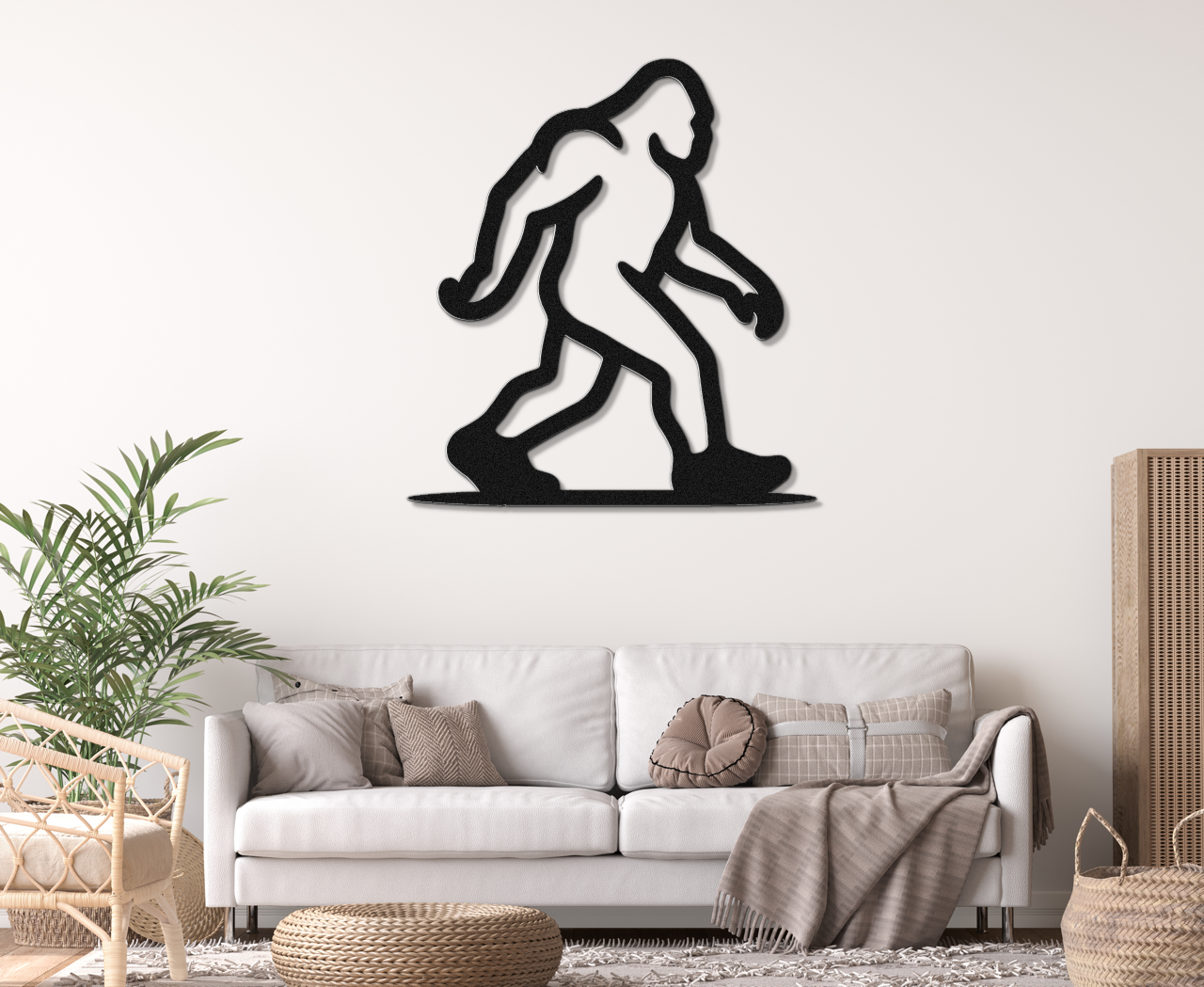 Bigfoot Metal Wall Art