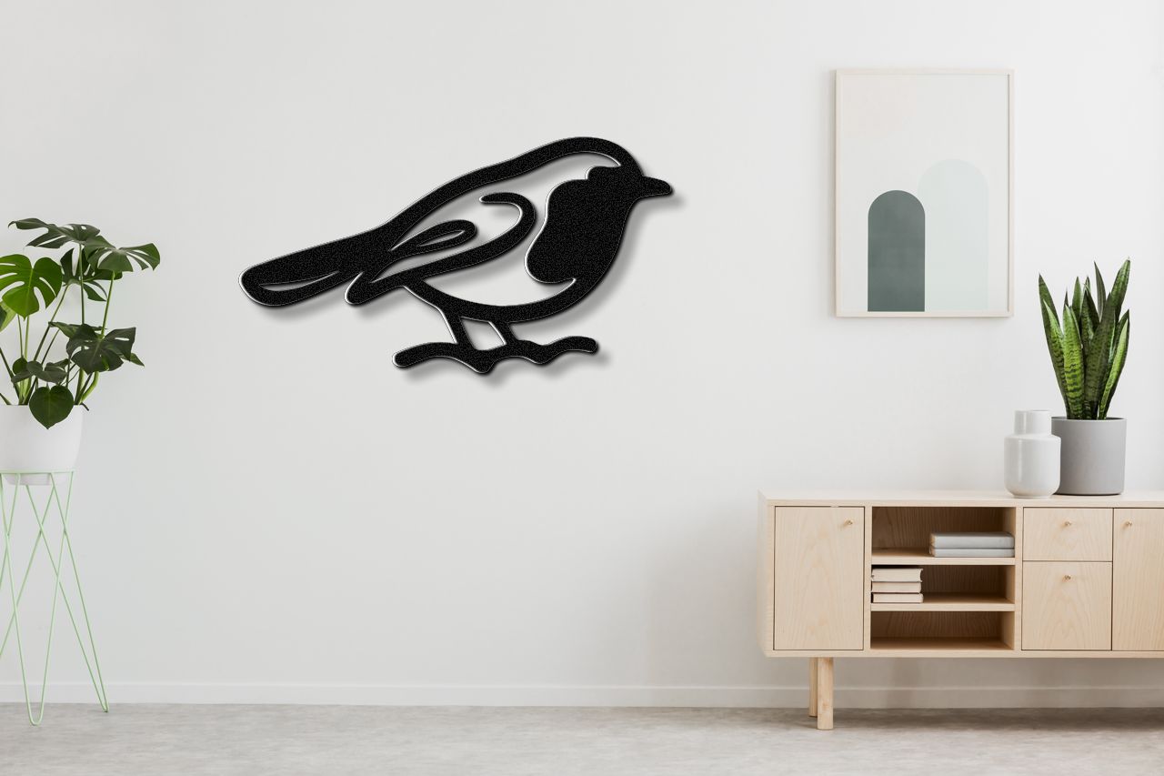 Robin Metal Wall Art