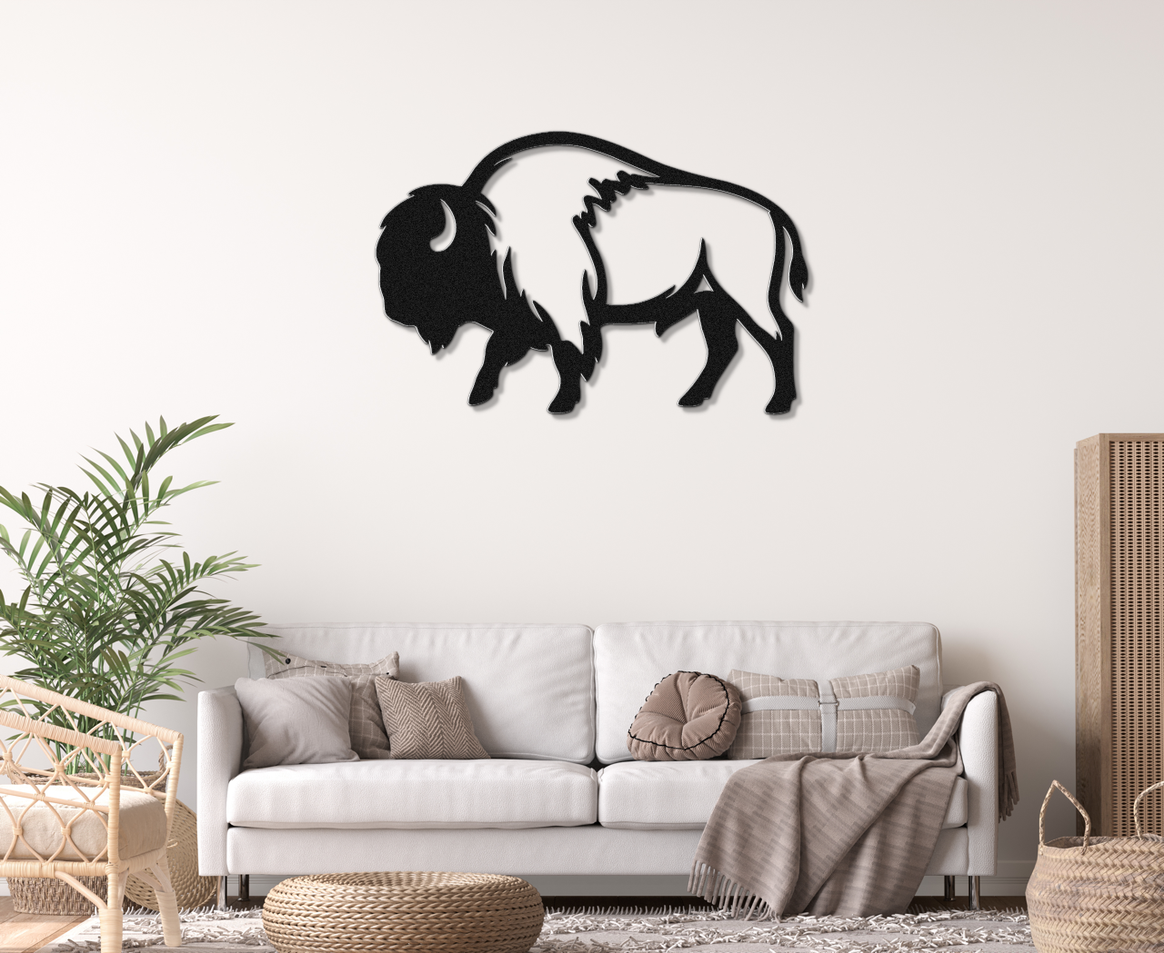 Buffalo Metal Wall Art