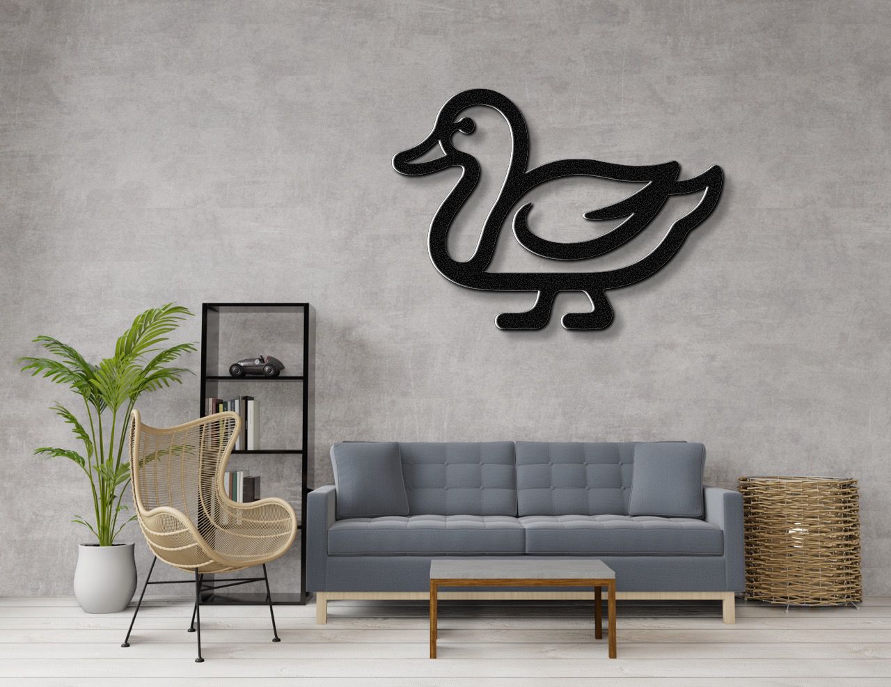 Duck Metal Wall Art