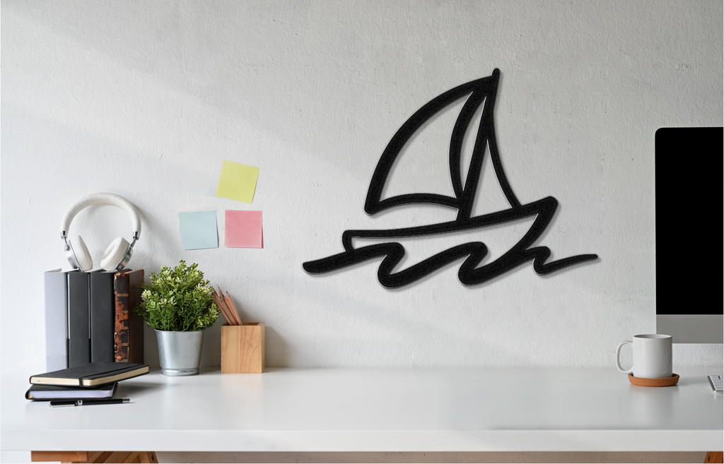 Sailboat Metal Wall Art