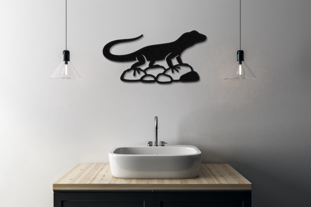 Lizard Metal Wall Art