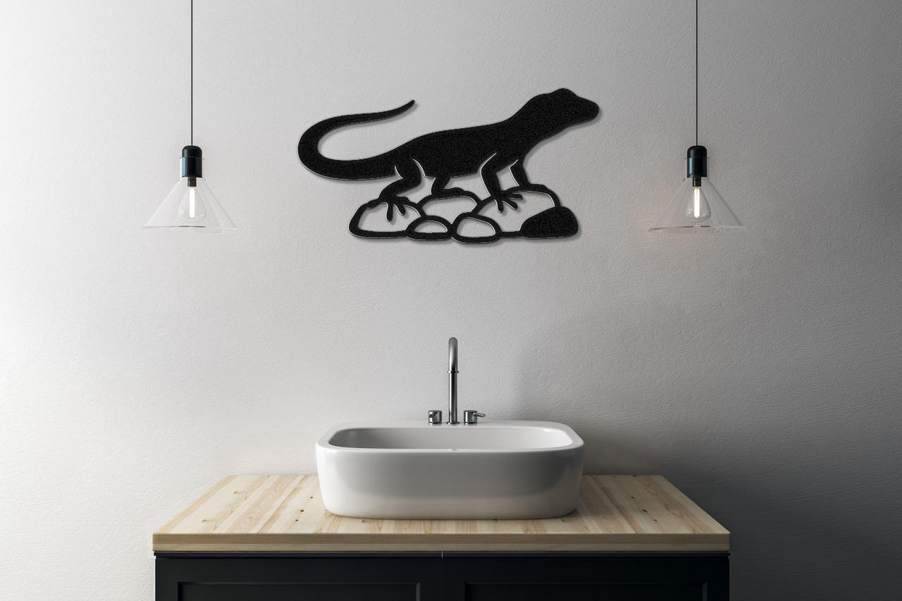 Lizard Metal Wall Art