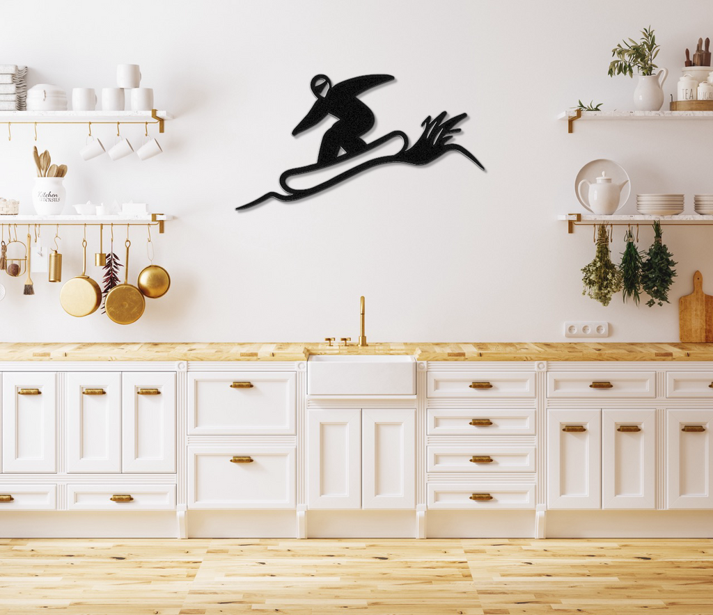 Snowboarding Metal Wall Art